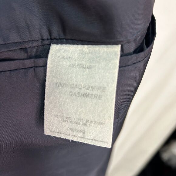 Arnold Brant Loro Piana Italy Men's Navy Cashmere Blazer Sports Coat Size 48 - Picture 11 of 15